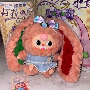 Baby Three Lily Rabbit Town V4 CONFIRMED Peach Bunny Paci
